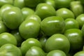 Macro of Green pea background Royalty Free Stock Photo