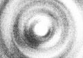 Macro of Halftone Spiral Gradient with Soft Center Glow Royalty Free Stock Photo