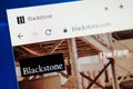 Blackstone Web Site. Selective focus. Royalty Free Stock Photo