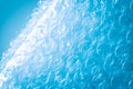 Macro image of bubble wrap with blue tones Royalty Free Stock Photo