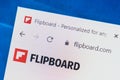 Flipboard.com Web Site. Selective focus. Royalty Free Stock Photo
