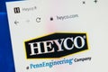 Heyco Web Site. Selective focus.