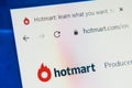 Hotmart.com Web Site. Selective focus. Royalty Free Stock Photo