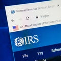 Irs.gov Web Site. Selective focus. Royalty Free Stock Photo
