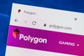 Polygon.com Web Site. Selective focus.