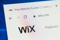 Vix.com Web Site. Selective focus.