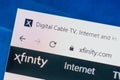 Xfinity.com Web Site. Selective focus. Royalty Free Stock Photo