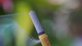 Macro of burning incense stick original speed