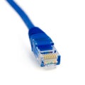 Macro of internet cable Royalty Free Stock Photo