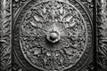 macro of intricate detailing on doorway Royalty Free Stock Photo