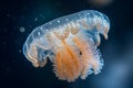 Macro Jellyfish Photography - Underwater Elegance Close-Up Royalty Free Stock Photo