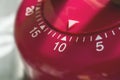 Macro Of A Kitchen Egg Timer - 10 Minutes Royalty Free Stock Photo