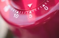 Macro Of A Kitchen Egg Timer - 5 Minutes Royalty Free Stock Photo