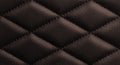 Macro leather pattern background. Synthetic leatherette surface.