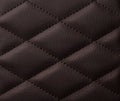 Macro leather pattern background. Synthetic leatherette surface.