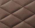 Macro leather pattern background. Synthetic leatherette surface.