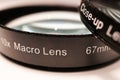 Macro lenses for camera Royalty Free Stock Photo