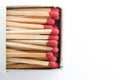 Macro of matches Royalty Free Stock Photo