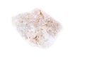 Macro mineral prehnite stone on a white background Royalty Free Stock Photo