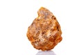 Macro mineral stone hemimorphite on a white background