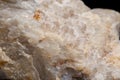 Macro mineral stone Moonstone a black background Royalty Free Stock Photo