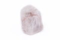 Macro mineral stone Moonstone isolated on white background Royalty Free Stock Photo