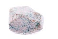 Macro mineral stone stilbit over white background Royalty Free Stock Photo