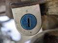 Macro of motorcycle ignition keys