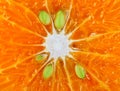 macro orange details Royalty Free Stock Photo