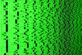 Macro of password selection on the monitor of the office computer. The concept of hacking the protection of a personal data keeper