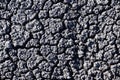 Macro pattern of dried volcanic mud, Kaena Point, Oahu, Hawaii Royalty Free Stock Photo