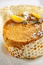 Macro Photo of Christmas Honey Cake Royalty Free Stock Photo