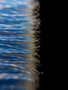 macro photo, a collection of used toothbrush bristles Royalty Free Stock Photo