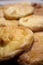 Macro photo of Fresh Home Baked Cloud Bread Royalty Free Stock Photo