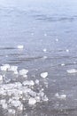 Background on ice in extreme closeups Royalty Free Stock Photo