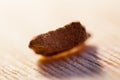 Macro photo of instant coffee granules Royalty Free Stock Photo