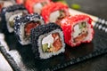 Japanese Sushi Roll Royalty Free Stock Photo