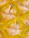 macro photo pineapple closeup detail fresh fruit pattern