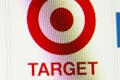 Screen with Target logo. Chernihiv, Ukraine - 15 January 2022