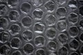 Bubble wrap texture on dark background Royalty Free Stock Photo