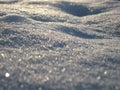 Macro photo with a winter texture background snow icicles Royalty Free Stock Photo