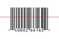 Macro photograph of a bar code Royalty Free Stock Photo