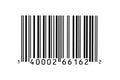 Macro photograph of a bar code