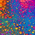 A macro photograph of colorful ink drops blending and diffusing in water, forming abstract and captivating patterns4, Generative