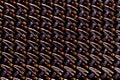 Macro Close-Up of CPU Socket Pins in Repeating Pattern Royalty Free Stock Photo