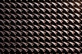 Macro Photograph of CPU Socket Pins in Diagonal Grid Pattern Royalty Free Stock Photo