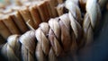 Macro Photograph of Woven Basket Detail