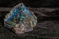 Macro photography of Bismuth crytals