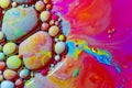 Macro photography of colorful bubbles XXXI