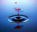 Water drop collision Royalty Free Stock Photo